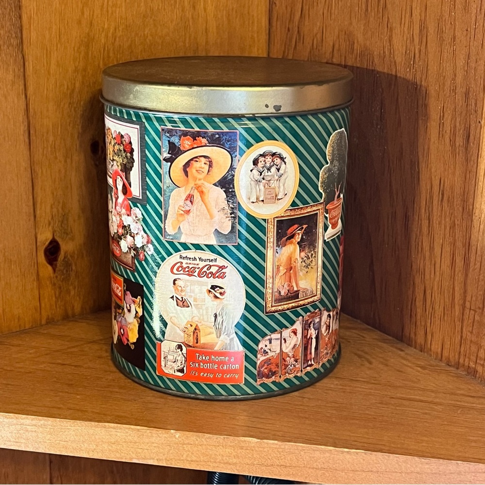 Vintage Coca-Cola Round Tin
